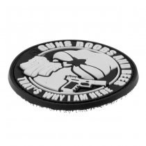 JTG Guns Boobs and Beer Rubber Patch - Color