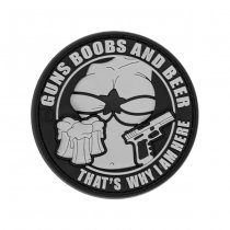 JTG Guns Boobs and Beer Rubber Patch - Color