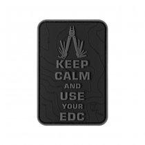 JTG Keep Calm EDC Rubber Patch - Blackops