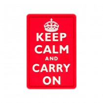 JTG Keep Calm Rubber Patch - Color