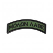 JTG Molon Labe Tab Rubber Patch - Forest
