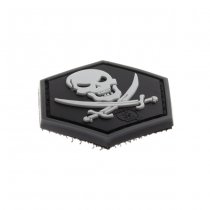 JTG No Fear Pirate Rubber Patch - Swat