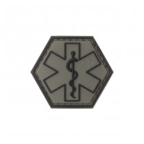 JTG Paramedic Hexagon Rubber Patch - Ranger Green