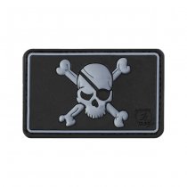 JTG Pirate Skull Rubber Patch - Swat