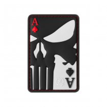JTG Punisher Ace of Spades Rubber Patch - Color