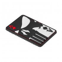 JTG Punisher Ace of Spades Rubber Patch - Color