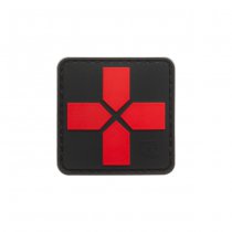 JTG Red Cross Rubber Patch 40mm - Blackmedic