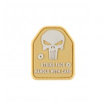 JTG SAPI Skull Rubber Patch - Desert
