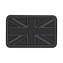 JTG Small Great Britain Flag Rubber Patch - Blackops