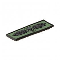 JTG SOF Skull Badge Rubber Patch - Forest