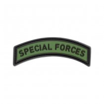 JTG Special Forces Tab Rubber Patch - Forest