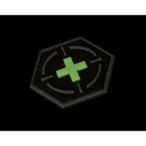 JTG Tactical Medic Rubber Patch - Glow in the Dark