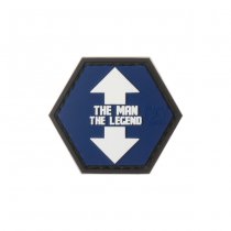 JTG The Man The Legend Rubber Patch - Color