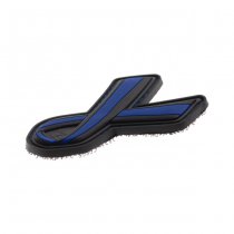 JTG Thin Blue Line Ribbon Rubber Patch - Color