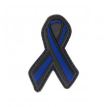 JTG Thin Blue Line Ribbon Rubber Patch - Color