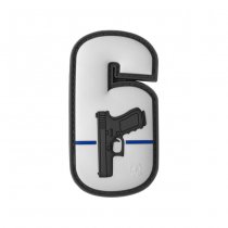 JTG Watch your Six Rubber Patch - Colored