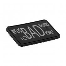 JTG We do bad Things Rubber Patch - Swat