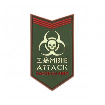 JTG Zombie Attack Rubber Patch - Multicam