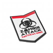 JTG Zombie Attack Rubber Patch - White