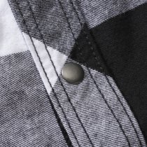 Brandit Checkshirt Sleeveless - White / Black - 6XL