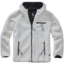 Brandit Teddyfleece Worker Jacket - White