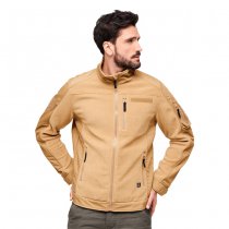 Brandit Fleecejacket Ripstop - Camel - S