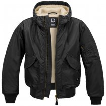 Brandit CWU Jacket hooded - Black
