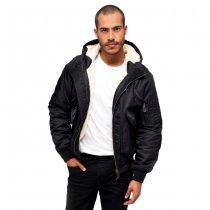 Brandit CWU Jacket hooded - Black - XL