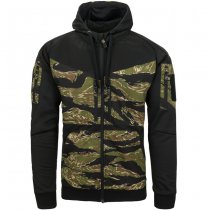 Helikon-Tex Rogue Tactical Hoodie FullZip - Black / Desert Night Camo - M