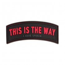 JTG This is the Way Rubber Patch - Color