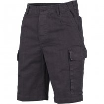 MFH BW Moleskin Bermuda Shorts - Black Stonewashed - M