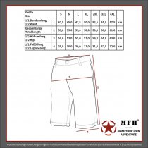 MFH BW Moleskin Bermuda Shorts - Olive Stonewashed - XL
