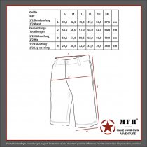 MFH BW Bermuda Shorts Side Pockets  - AT Digital - XL