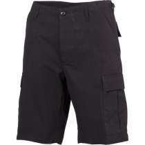 MFH US Bermuda Shorts Ripstop - Black - XL