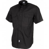 MFHHighDefence ATTACK Shirt Short Sleeve Teflon Ripstop - Black - S