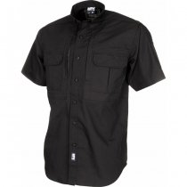 MFHHighDefence ATTACK Shirt Short Sleeve Teflon Ripstop - Black - M