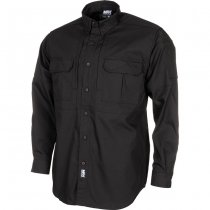 MFHHighDefence ATTACK Shirt Long Sleeve Teflon Ripstop - Black