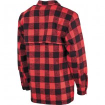 FoxOutdoor Lumberjack Shirt - Red & Black Plaid - S