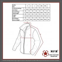 MFH US Tactical Baselayer Jacket - Olive - 3XL