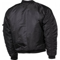 MFH US MA1 Pilot Jacket - Black - XS