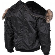 MFH US N2B Polar Jacket Lined - Black - L