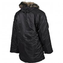 MFH US N3B Polar Jacket Lined - Black - S