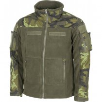 MFHProfessional COMBAT Fleece Jacket - M95 CZ Camo - L