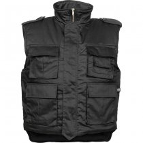 MFH US Quilted Vest RANGER - Black - 3XL