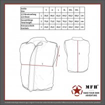 MFH Allround Soft Shell Vest - Olive - 2XL