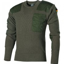 MFH BW Pullover Chest Pocket Wool - Olive