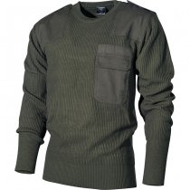 MFH BW Pullover Chest Pocket Polyacryl - Olive