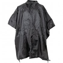 MFH Ripstop Poncho - Black