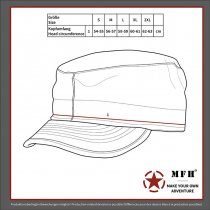 MFH US BDU Field Cap Ripstop - 6-Color Desert - M