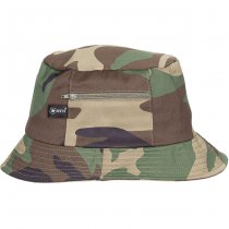 MFH Fisher Hat Small Side Pocket - Woodland